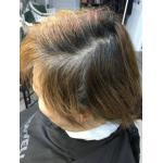 Отросшие корни с 50% сединой